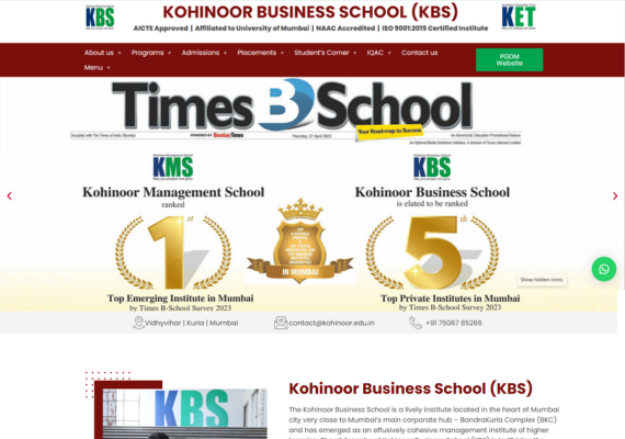 Kohinoor Business School